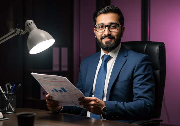 business meeting with investors