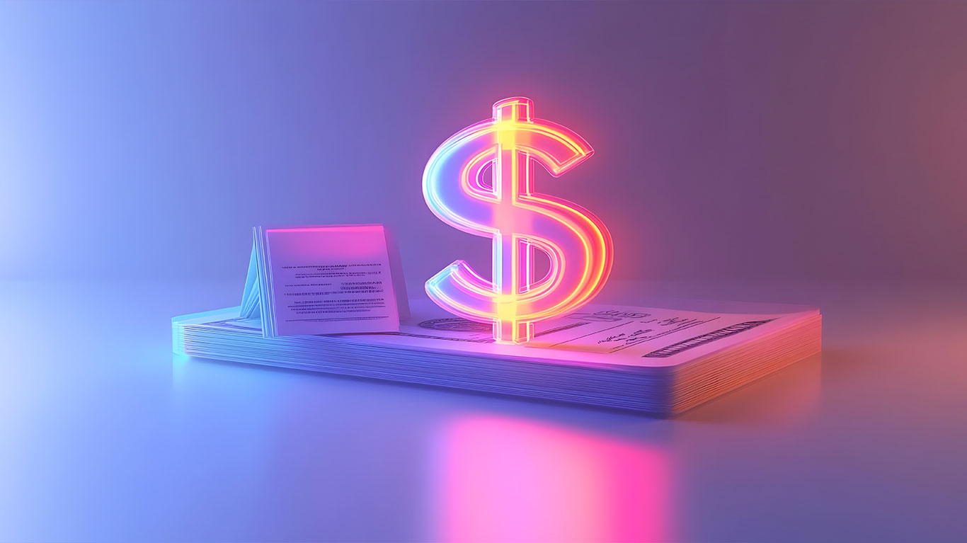 An analytical chart showing positive and negative cash flow trends.