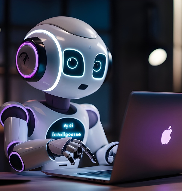 A team of experts working with advanced technology